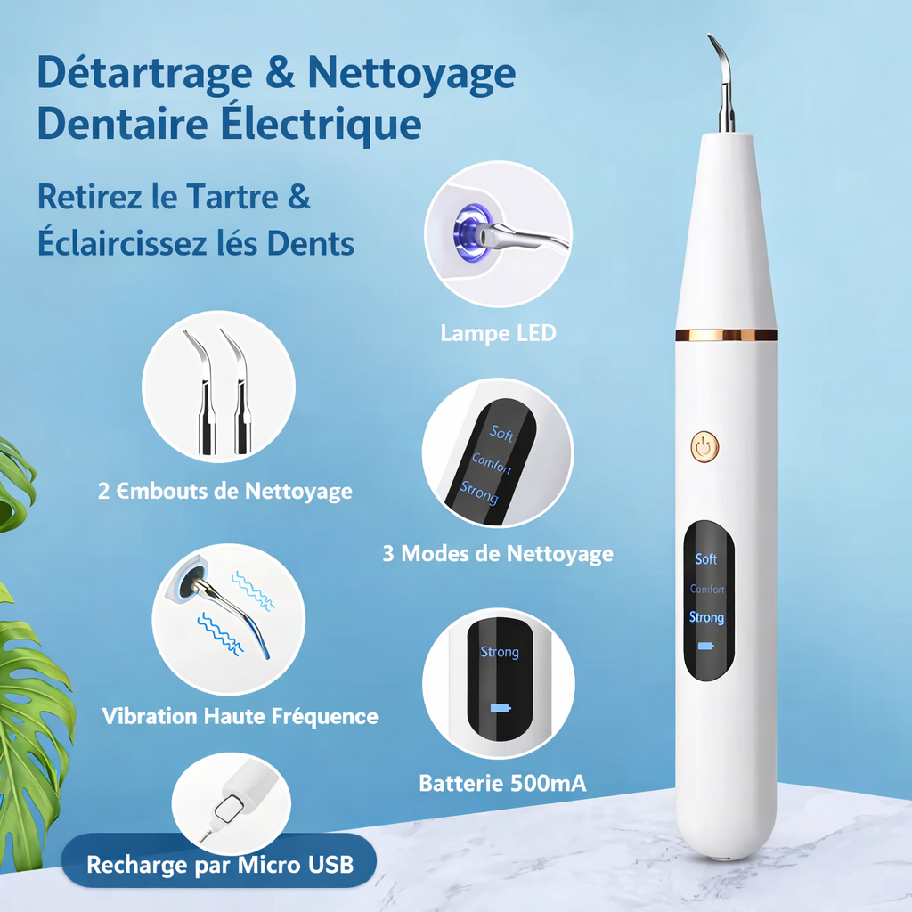 Nettoyage dentaire complet en quelques minutes ⚡